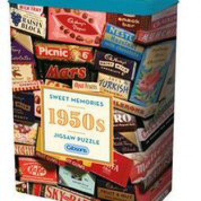 Dulces Memorias de los años 50 en Caja metálica 500 piezas