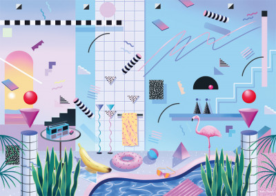 Puzzle Poolside 1000