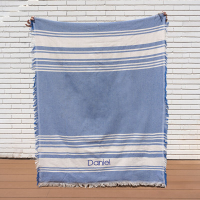 Toalla fouta bordada